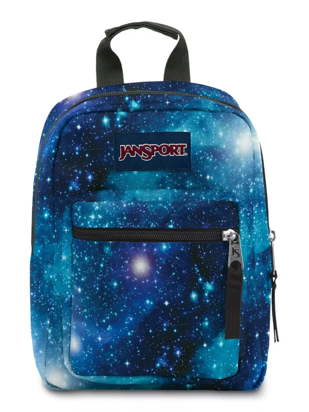 JanSport Lunch Bag-Galaxy Print Mini Backpack - Blue & Green
